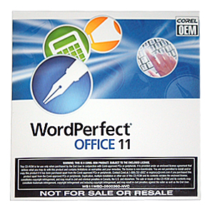 OEM Corel Wordperfect office 12 serial key or number